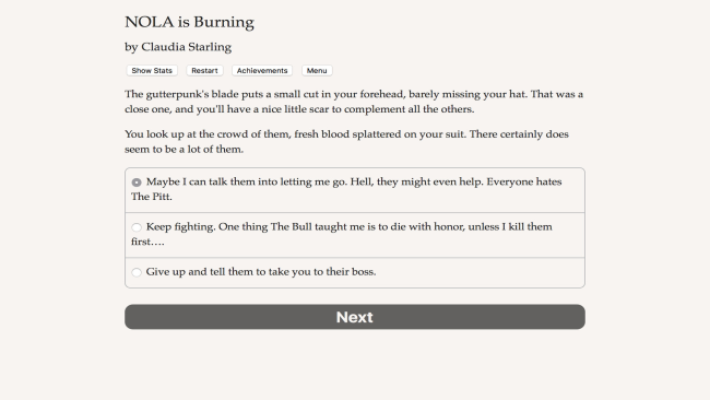 NOLA is Burning PC Screenshot