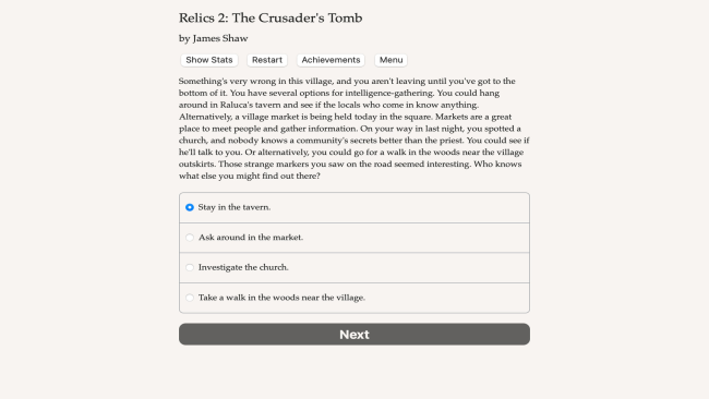 Relics : The Crusader’s Tomb PC Screenshot