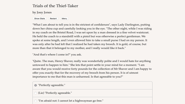 Trials of the Thief-Taker PC Screenshot