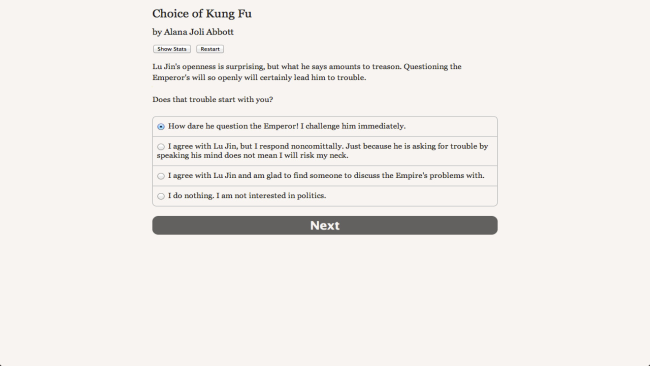 Choice of Kung Fu PC Screenshot