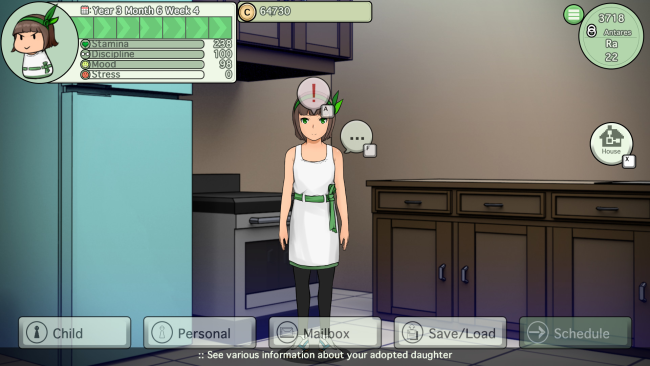 Ciel Fledge: A Daughter Raising Simulator PC Screenshot