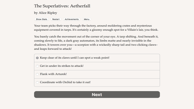 The Superlatives: Aetherfall PC Screenshot