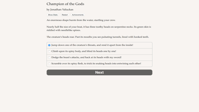 Champion of the Gods PC Screenshot