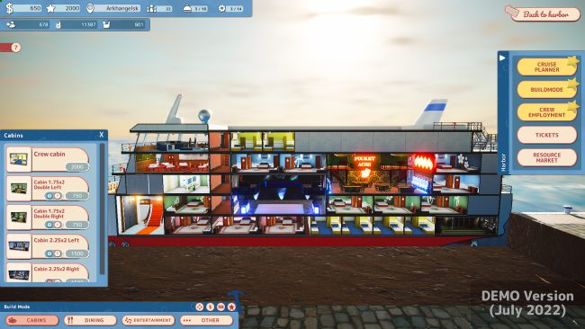 Cruise Ship Manager PC Screenshot