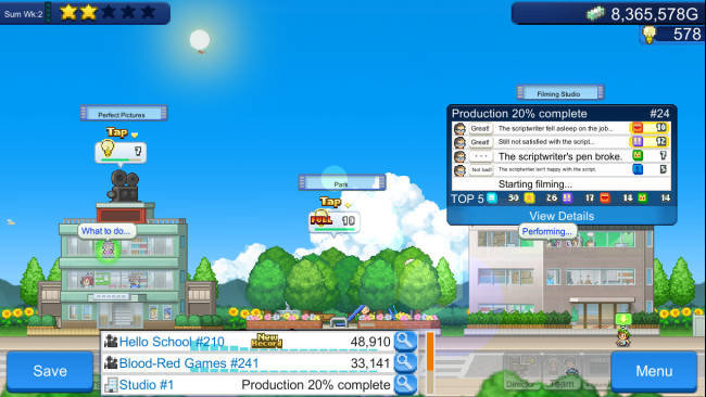 Silver Screen Story PC Screenshot