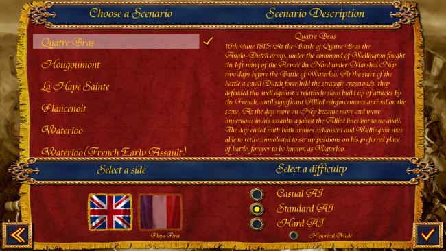 Wellington’s Victory PC Screenshot