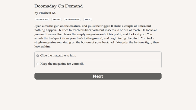 Doomsday On Demand PC Screenshot