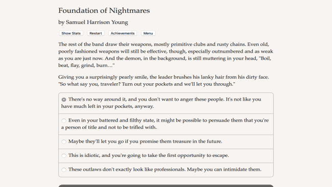 Foundation of Nightmares PC Screenshot