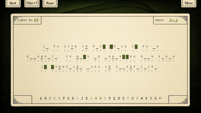 Prose & Codes PC Screenshot