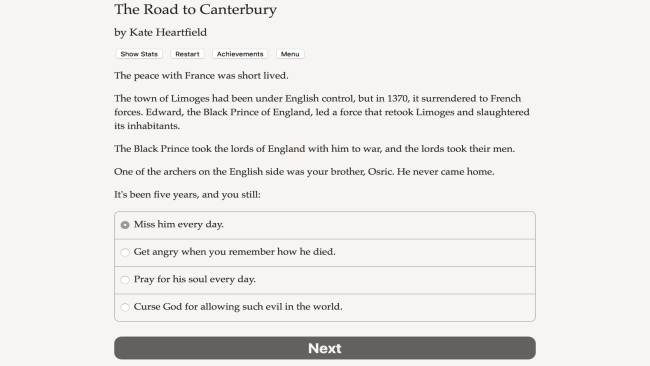The Road to Canterbury PC Screenshot