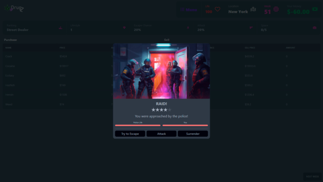Drugz – 2D Drug Empire Simulator PC Screenshot