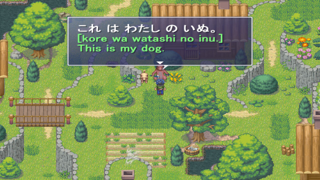 Learn Japanese RPG: Hiragana Forbidden Speech PC Screenshot