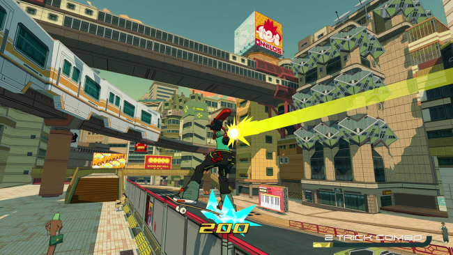 Bomb Rush Cyberfunk PC Screenshot