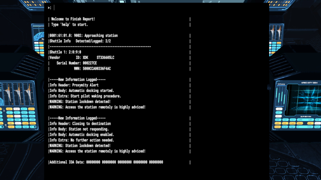 Finish Report PC Screenshot