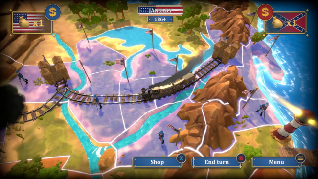 The Bluecoats: North & South PC Screenshot
