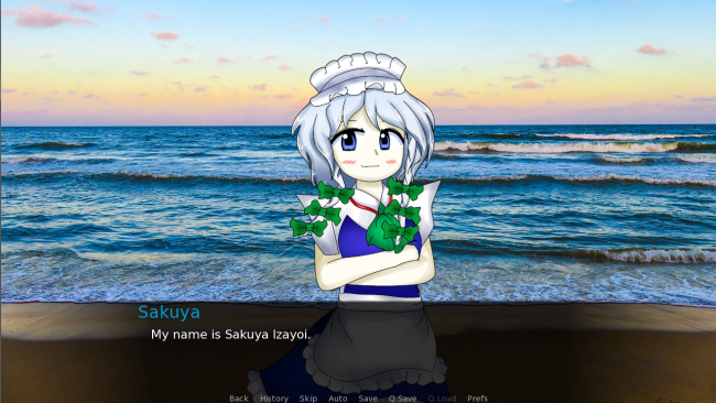 Sakuya Izayoi Gives You Advice and Dabs PC Screenshot