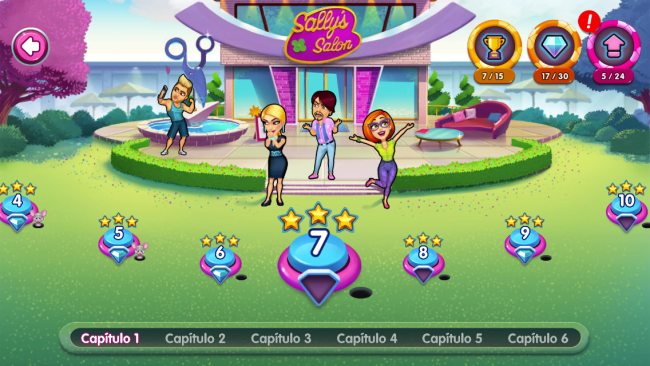 Sally’s Salon: Kiss & Make-Up PC Screenshot