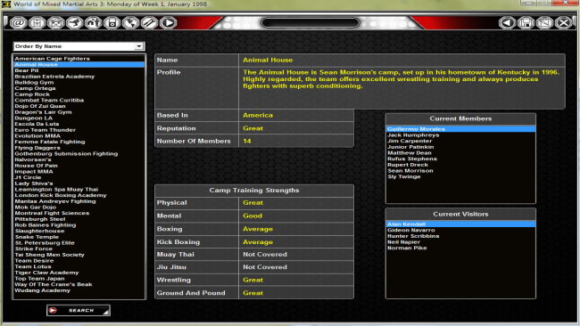 World Of Mixed Martial Arts PC Screenshot