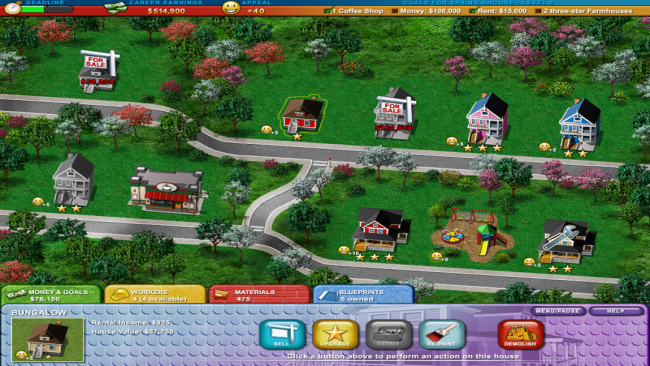 Build-a-Lot : Town of the Year PC Screenshot