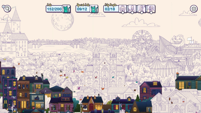 Hidden Cats in Spooky Town PC Screenshot