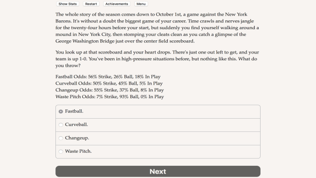 The Fielder’s Choice PC Screenshot