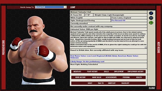 World of Mixed Martial Arts PC Screenshot