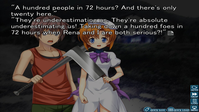 Higurashi When They Cry Hou+ PC Screenshot