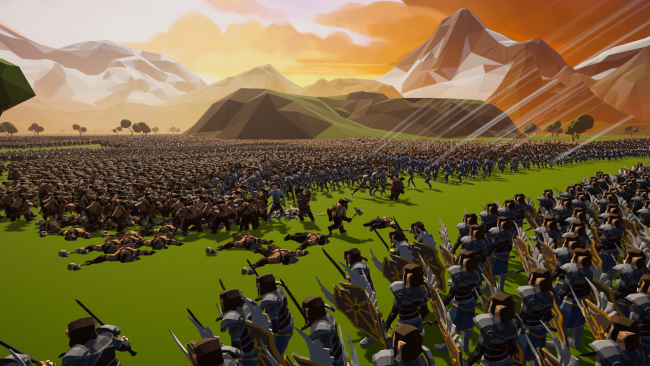 Polygon Fantasy Battle Simulator PC Screenshot