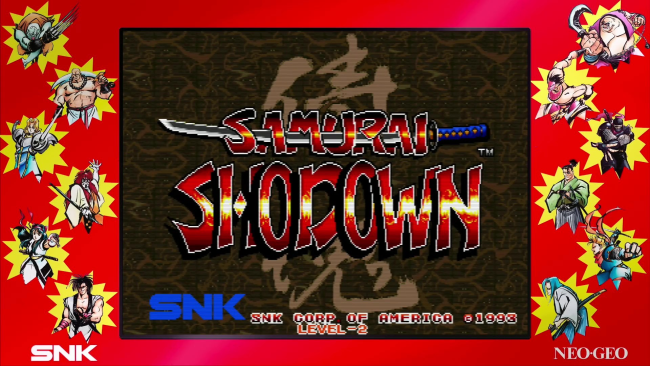 SAMURAI SHODOWN NEOGEO COLLECTION PC Screenshot