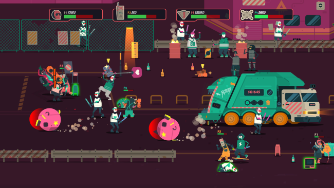 Pixeljunk Scrappers Deluxe PC Screenshot