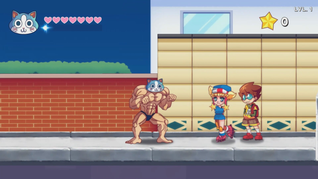 KinnikuNeko: SUPER MUSCLE CAT PC Screenshot