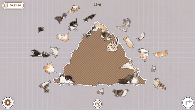 Cats Huddled Together PC Screenshot