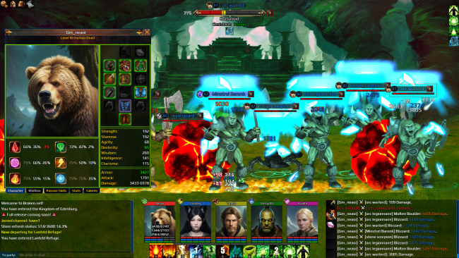 Nevergrind Online PC Screenshot