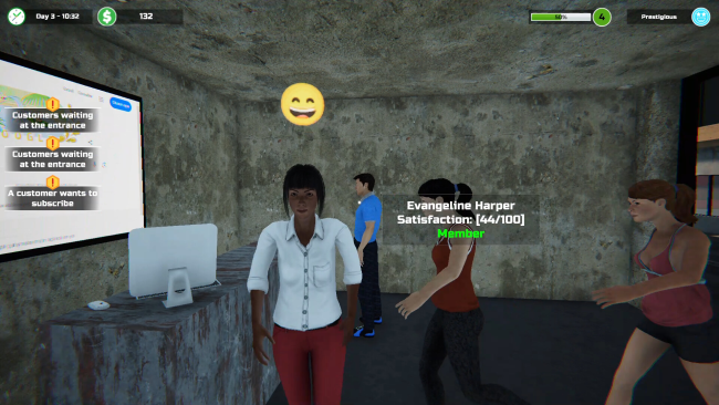 Gym Manager PC Screenshot