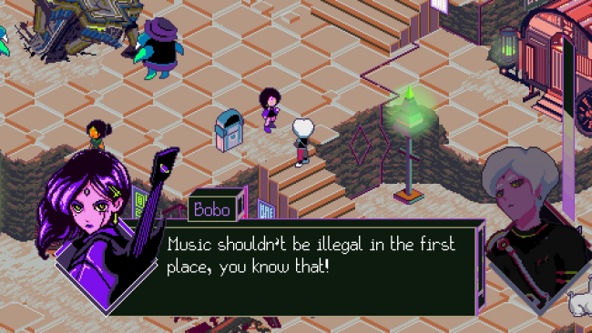 Keylocker | Turn Based Cyberpunk Action PC Screenshot