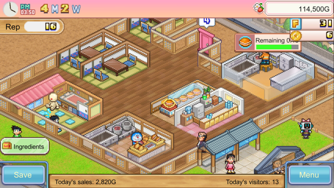 Doraemon Dorayaki Shop Story PC Screenshot