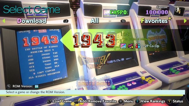 Capcom Arcade Stadium PC Screenshot