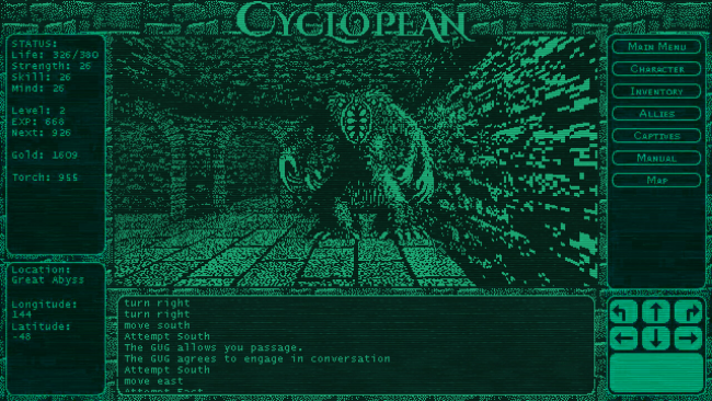 Cyclopean: The Great Abyss PC Screenshot