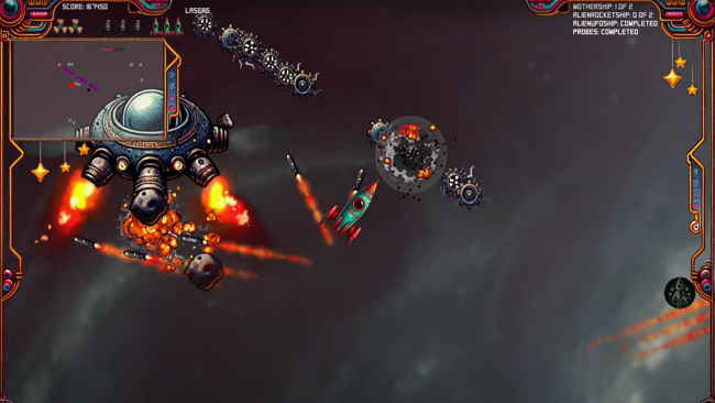 Asteroids and Aliens PC Screenshot