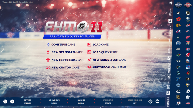Franchise Hockey Manager PC Screenshot