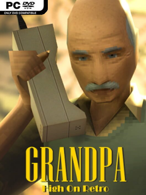 Grandpa High on Retro Cover Art