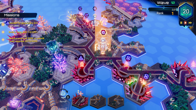 HexaScape: Cyber Defense PC Screenshot