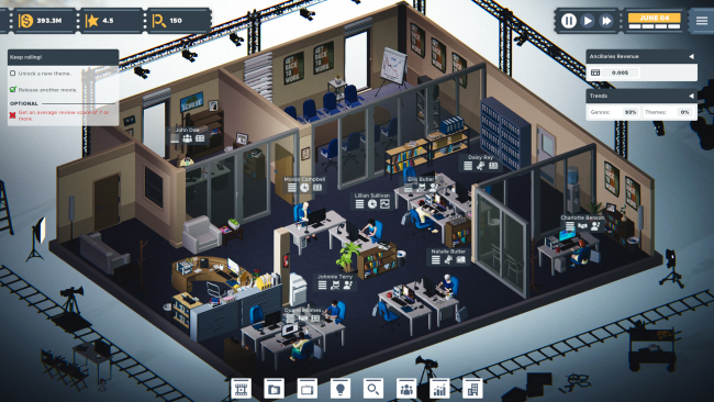 The Executive – Movie Industry Tycoon PC Screenshot