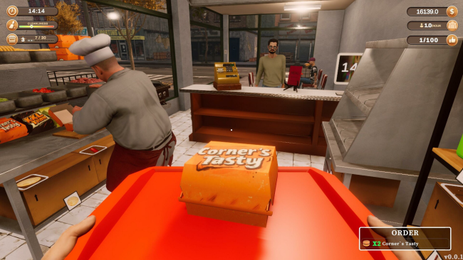 Corner Kitchen Fast Food Simulator PC Screenshot