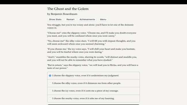 The Ghost And The Golem PC Screenshot