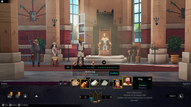 Yes, Your Grace : Snowfall PC Screenshot