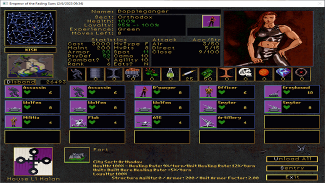 Emperor of the Fading Suns Enhanced PC Screenshot