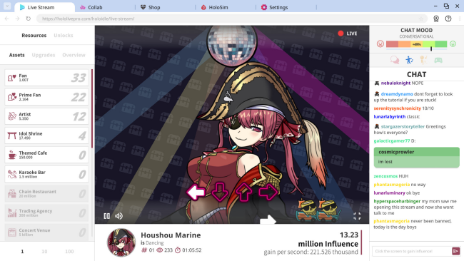 Holoidle PC Screenshot