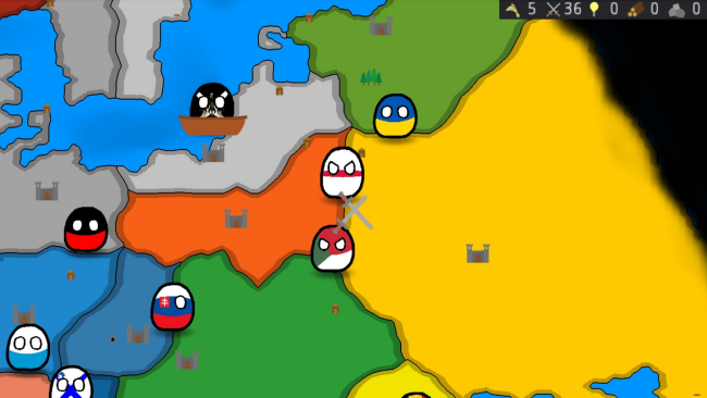 Countryballs: Rise Of Europe PC Screenshot