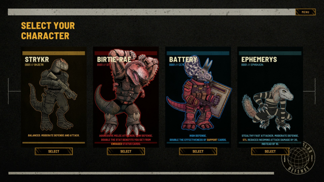 DINO MERCS PC Screenshot